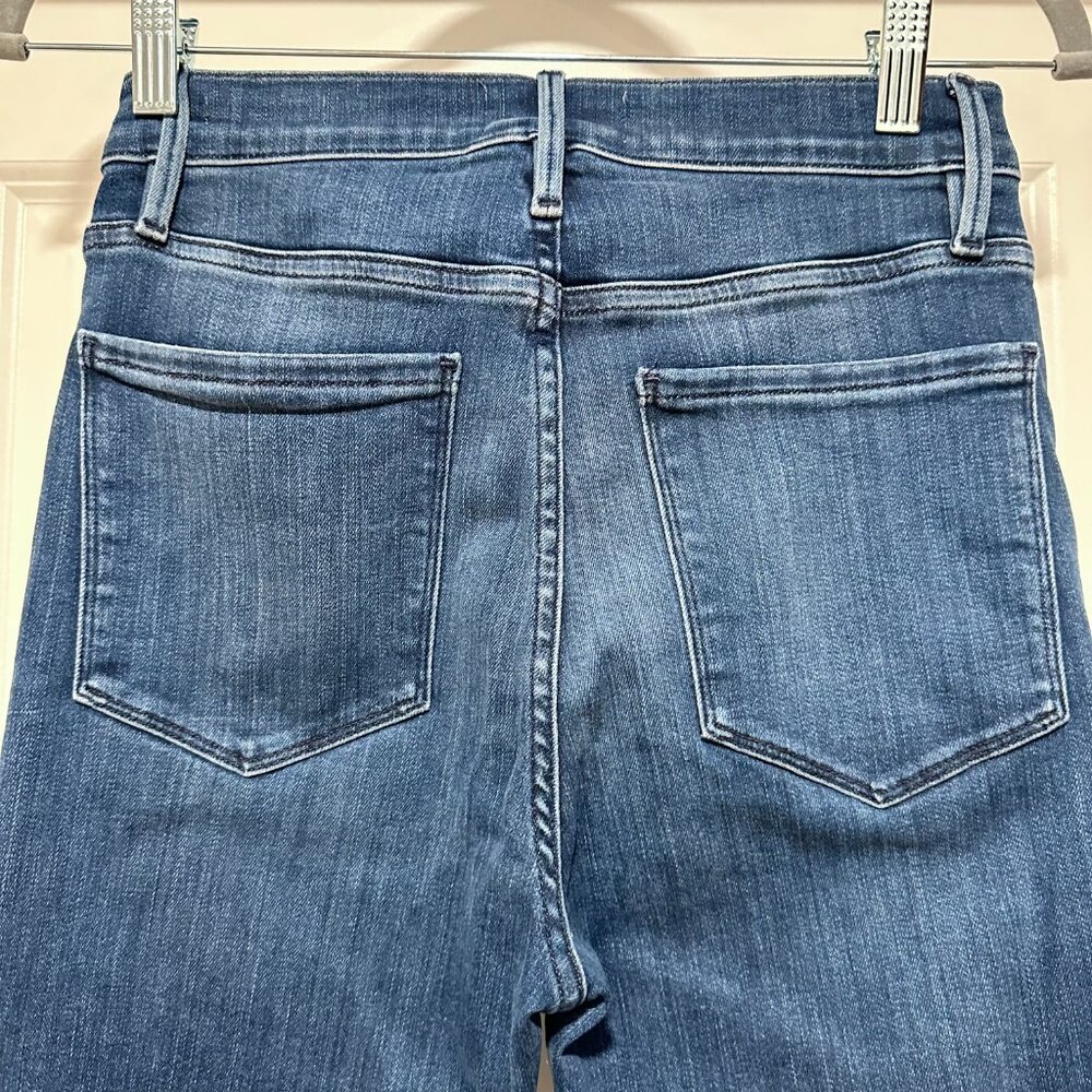 Frame Denim Le Sylvie Crop High Rise Jeans Size 26